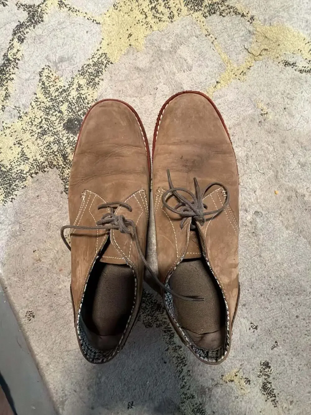 Original Penguin Men's Brown Suede Oxford Shoes